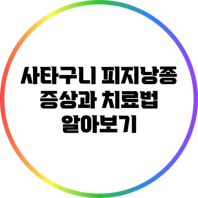 사타구니 피지낭종: 증상과 치료법 알아보기